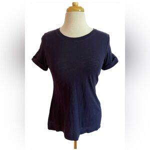 Banana Republic Navy Blue Short Sleeve Tee